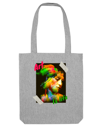 Art Is Life Heather Grey