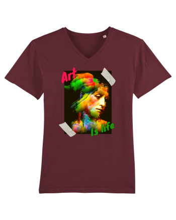 Art Is Life Burgundy