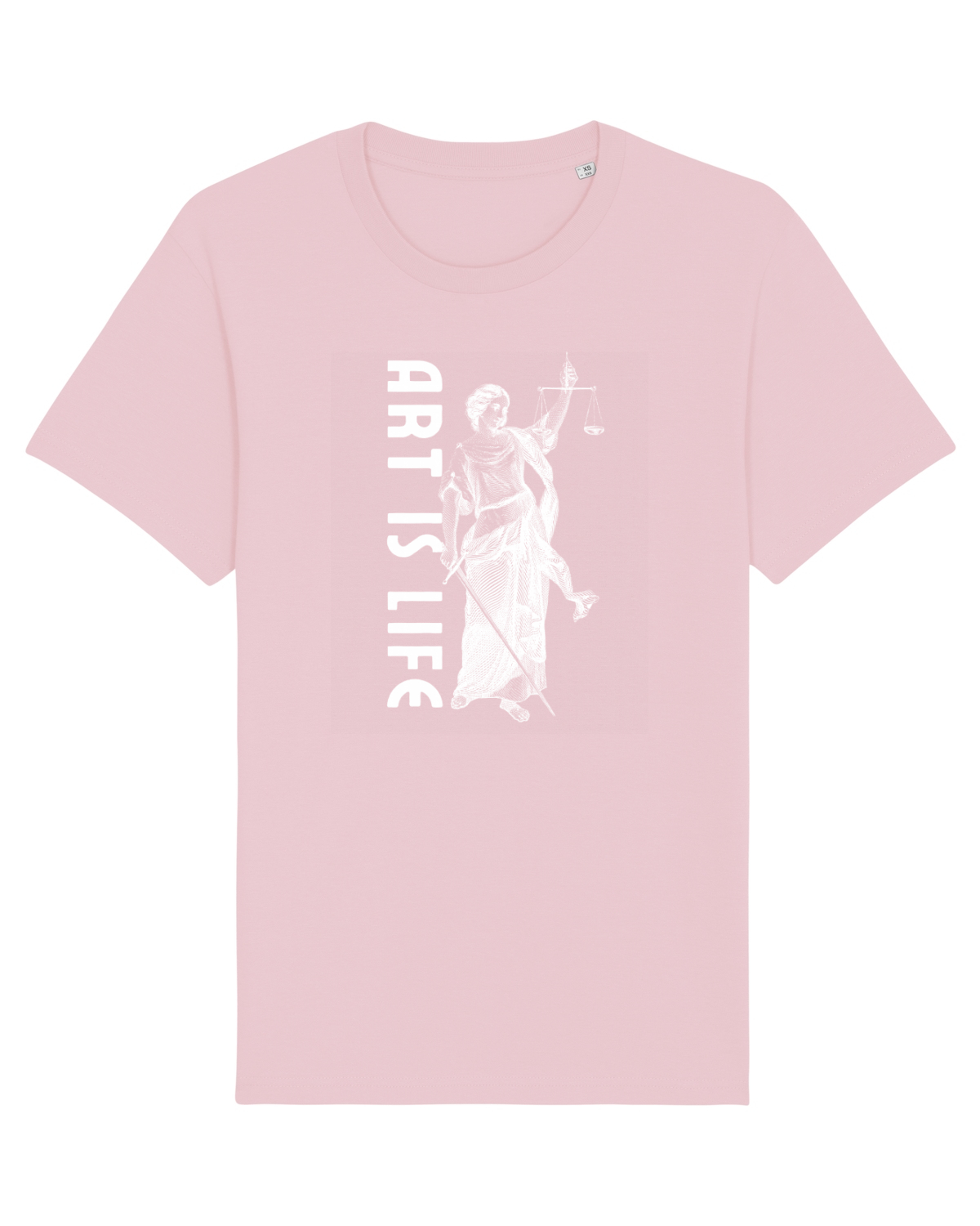 Tricou mânecă scurtă Unisex Rocker Cotton Pink