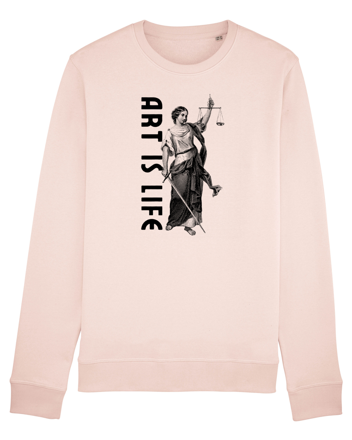 Bluză mânecă lungă Unisex Rise Candy Pink
