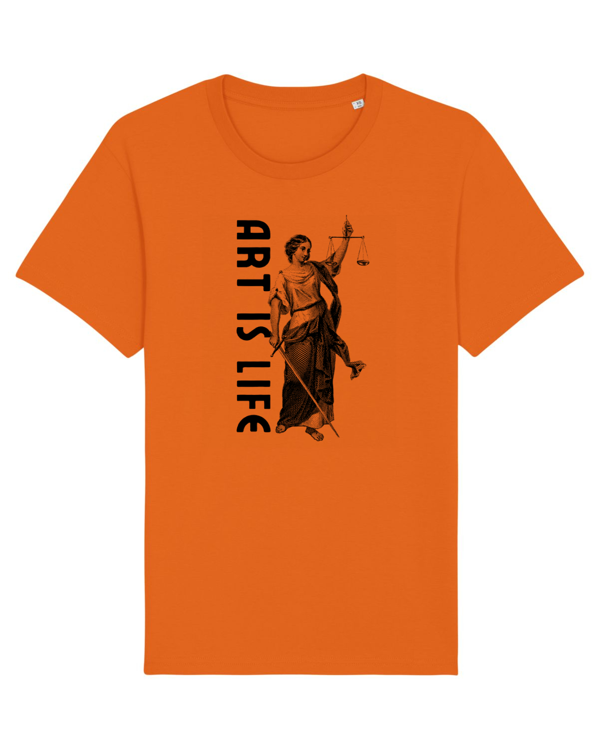 Tricou mânecă scurtă Unisex Rocker Bright Orange