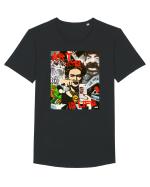 Art Is Life Tricou mânecă scurtă guler larg Bărbat Skater