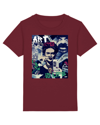 Art Is Life Burgundy