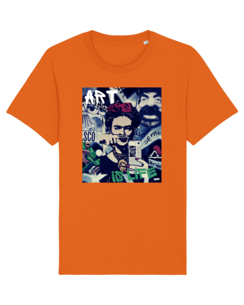 Art Is Life Bright Orange