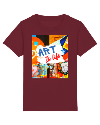 Art Is Life Burgundy
