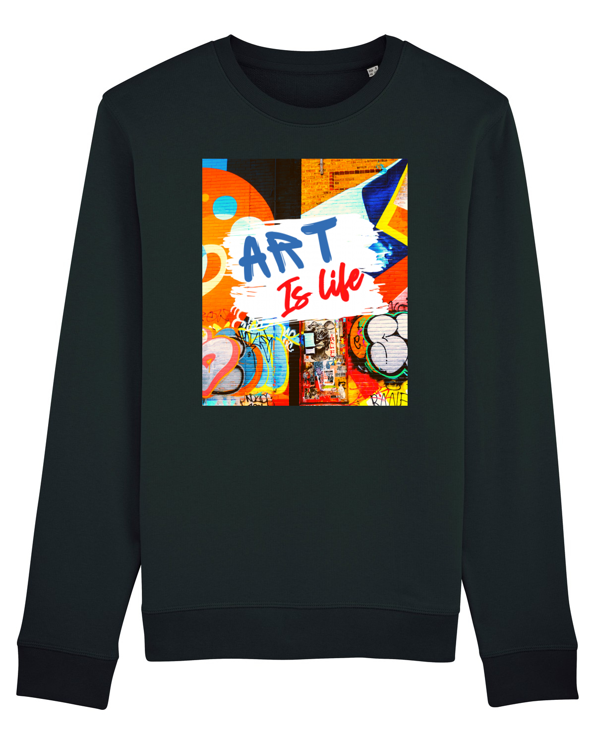 Bluză mânecă lungă Unisex Rise Black