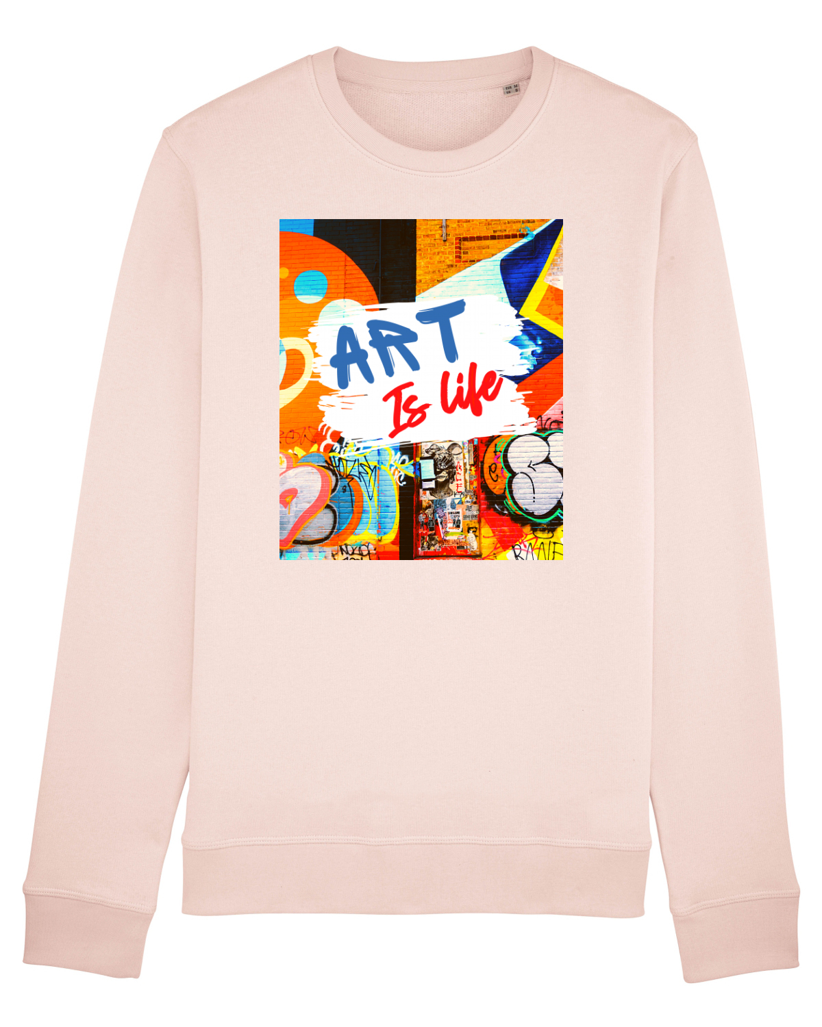 Bluză mânecă lungă Unisex Rise Candy Pink