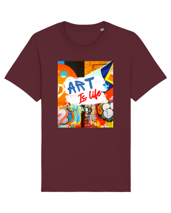 Art Is Life Burgundy