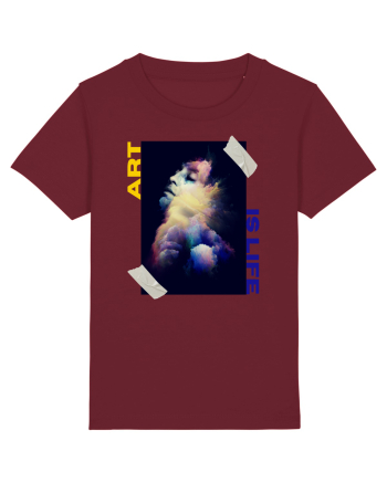 Art Is Life Burgundy