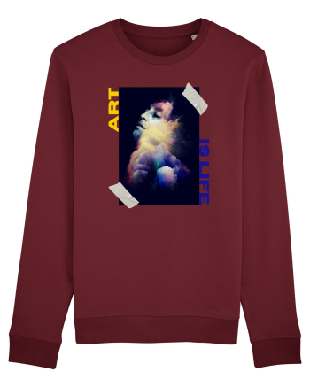 Art Is Life Burgundy