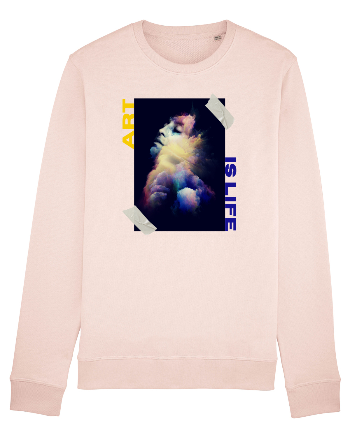 Bluză mânecă lungă Unisex Rise Candy Pink