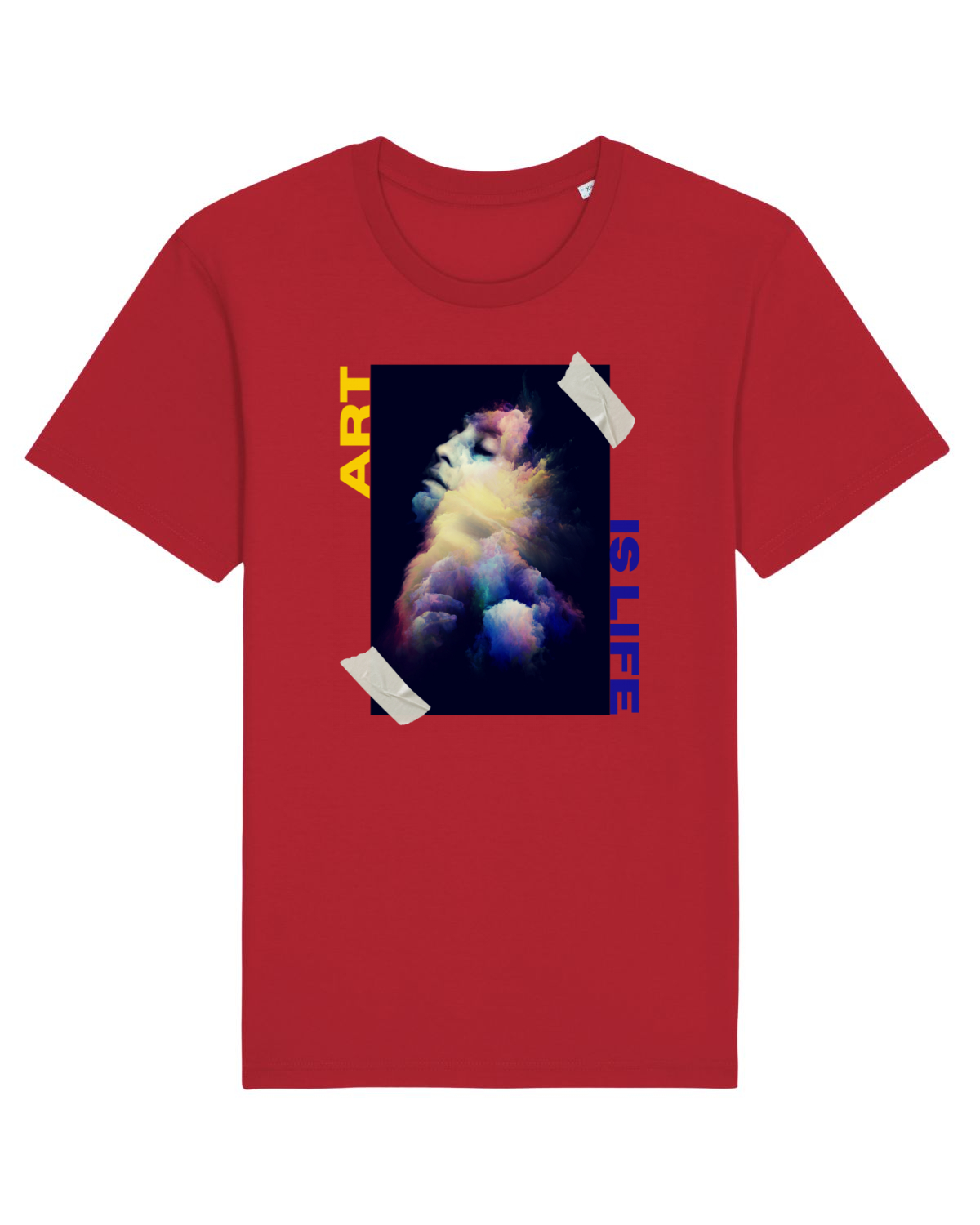 Tricou mânecă scurtă Unisex Rocker Red