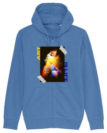 Art Is Life Bright Blue