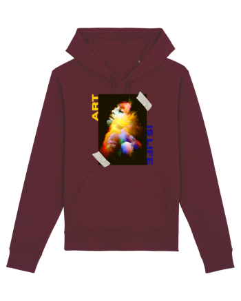 Art Is Life Burgundy