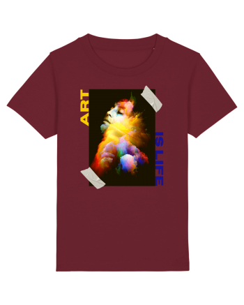 Art Is Life Burgundy