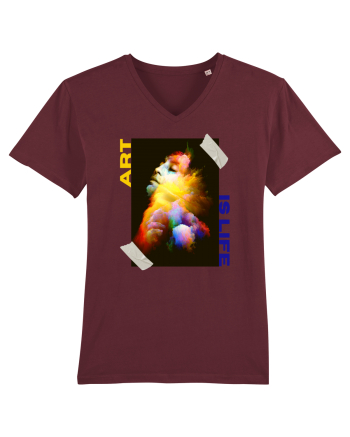 Art Is Life Burgundy