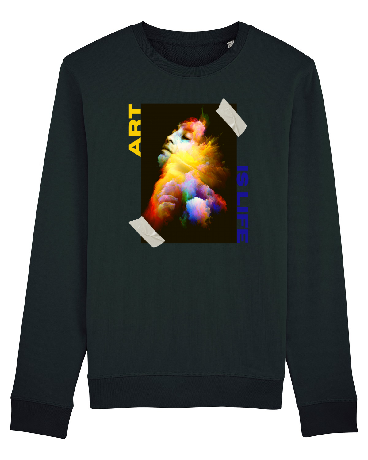 Bluză mânecă lungă Unisex Rise Black