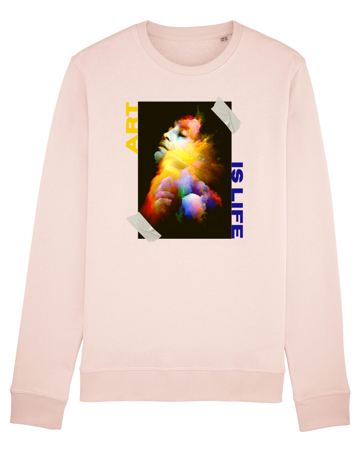 Bluză mânecă lungă Unisex Rise Candy Pink