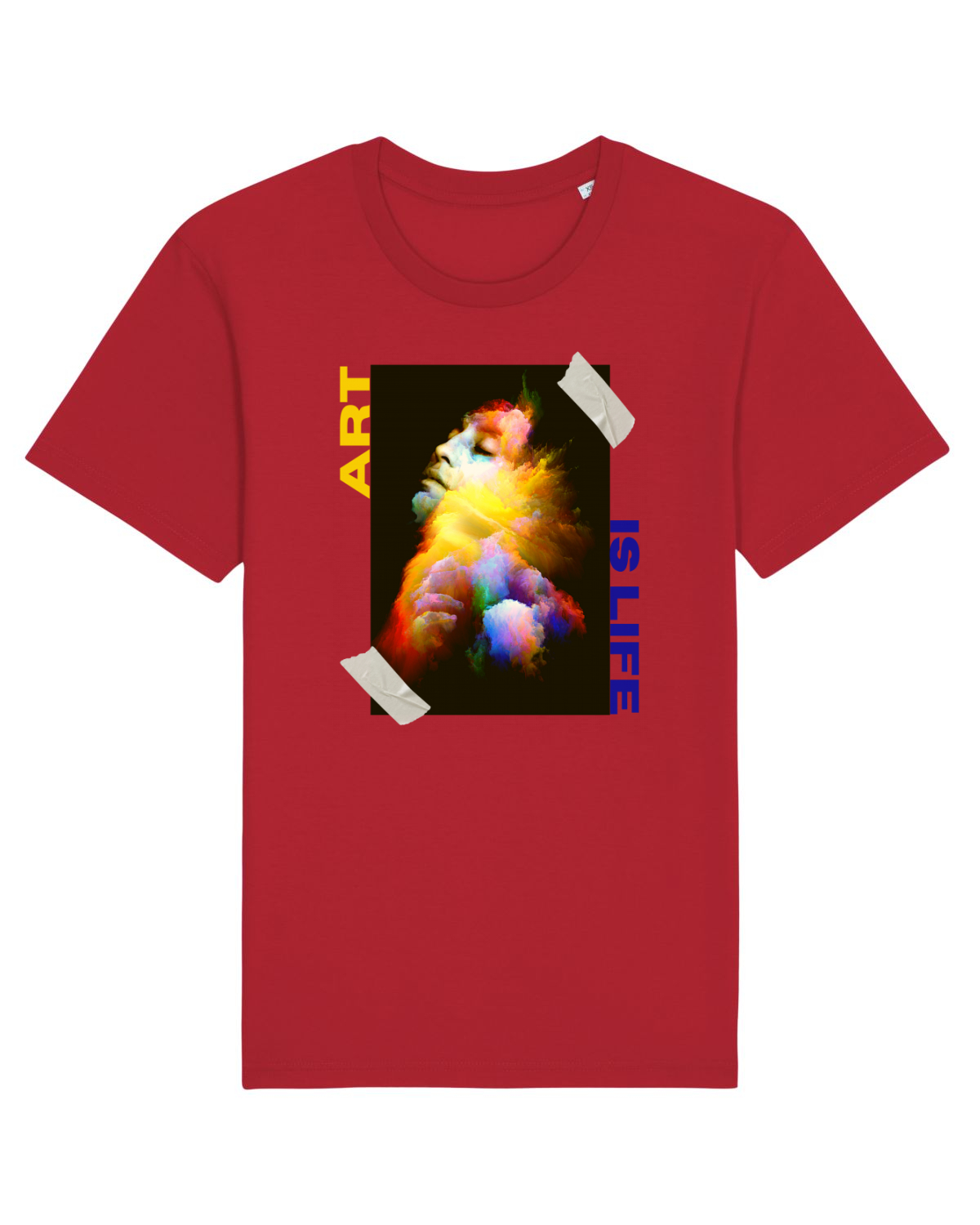 Tricou mânecă scurtă Unisex Rocker Red