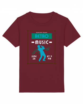 Retro Music Burgundy