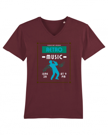 Retro Music Burgundy