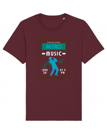 Retro Music Burgundy