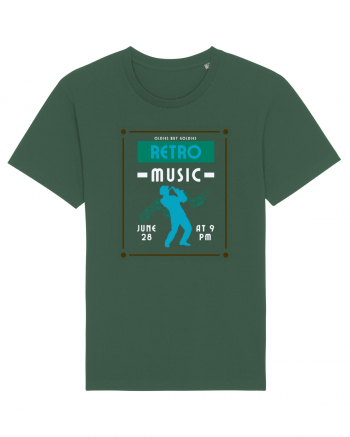 Retro Music Bottle Green