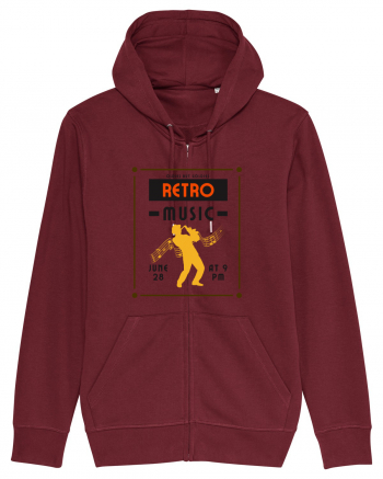 Retro Music Burgundy