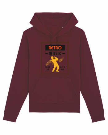 Retro Music Burgundy