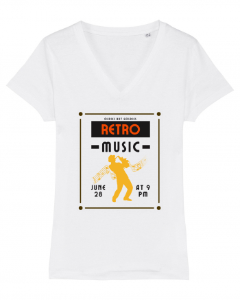 Retro Music White