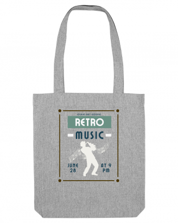 Retro Music Heather Grey