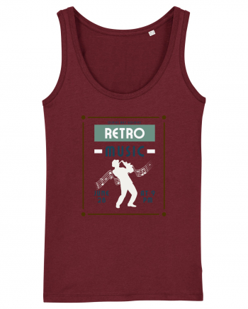 Retro Music Burgundy