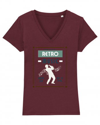 Retro Music Burgundy