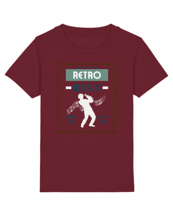 Retro Music Burgundy