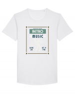 Retro Music Tricou mânecă scurtă guler larg Bărbat Skater