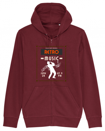 Retro Music Burgundy