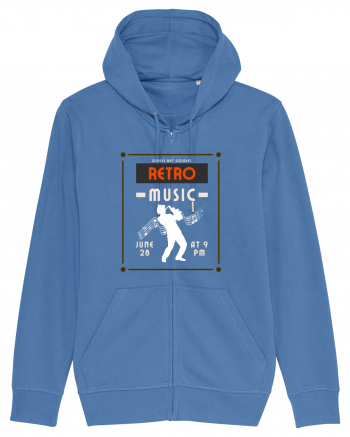 Retro Music Bright Blue