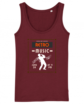 Retro Music Burgundy