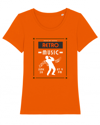 Retro Music Bright Orange