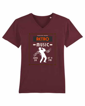 Retro Music Burgundy