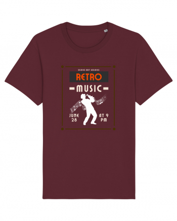 Retro Music Burgundy