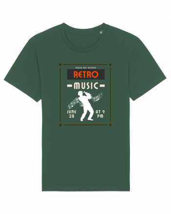 Retro Music Bottle Green