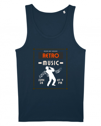 Retro Music Navy