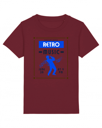 Retro Music Burgundy