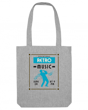 Retro Music Heather Grey