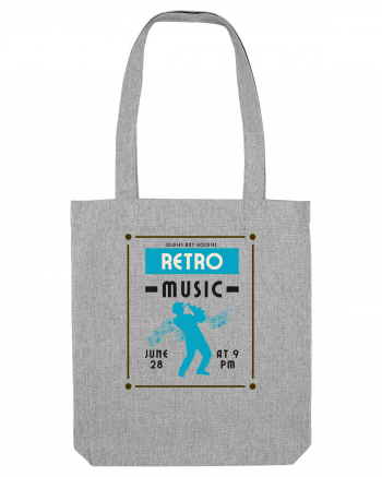 Retro Music Heather Grey