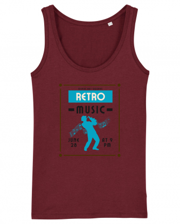 Retro Music Burgundy