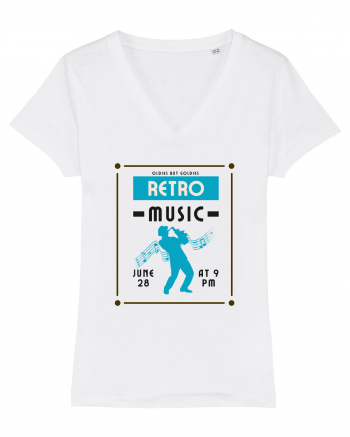 Retro Music White