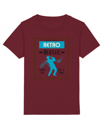 Retro Music Burgundy