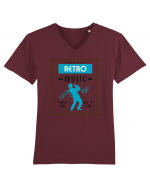 Retro Music Tricou mânecă scurtă guler V Bărbat Presenter